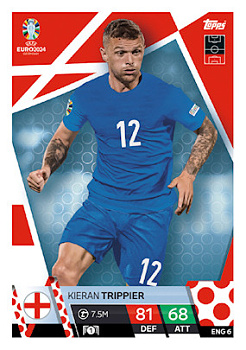 Kieran Trippier England Topps Match Attax EURO 2024 #ENG6